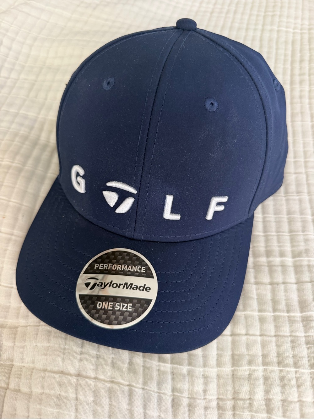 NWT TaylorMade Navy Blue GOLF Performance Cap